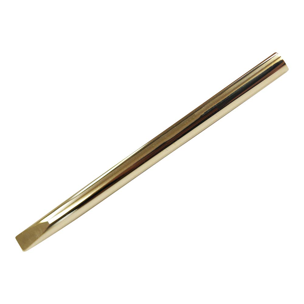 HOSCO Luthiers Tools TL-FS10 Fret Setter, Brass, φ0.28 x L3.9 inches (7 x 100 mm)