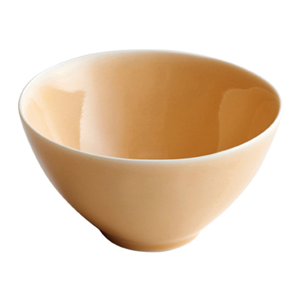 Kinto Atelier Tete Rice Bowl, Orange, φ4.5 x H2.6 inches (115 x 65 mm)