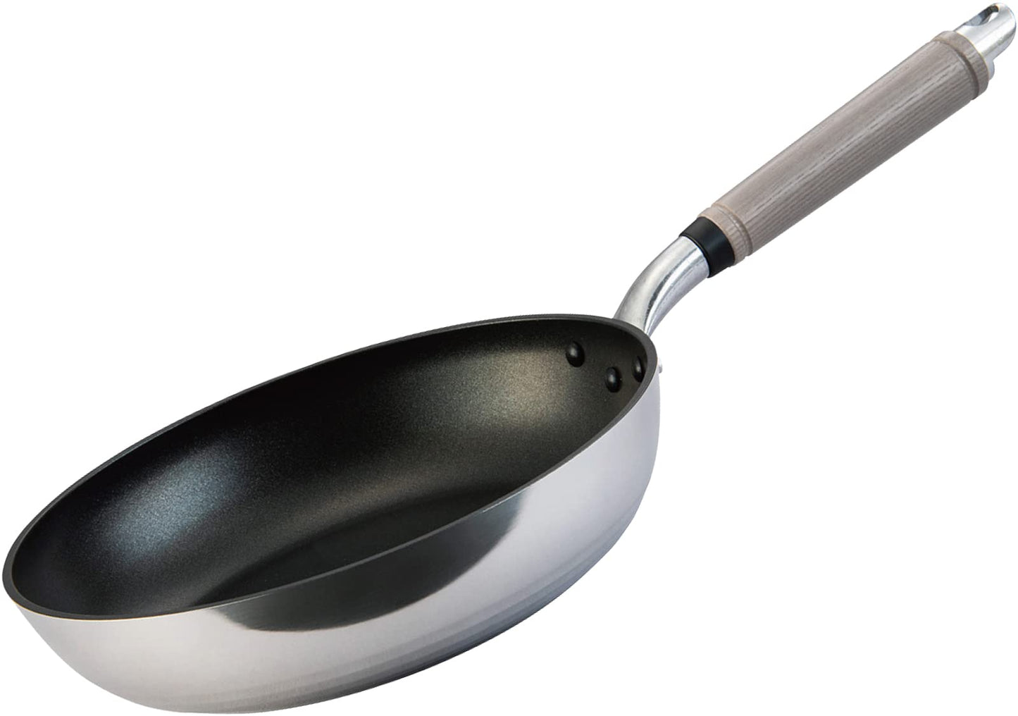 Hokuriku Aluminum Lightweight Frying Pan, 10.2 inches (26 cm), For Gas Fire, Made in Japan Sellencast FAN A-2813