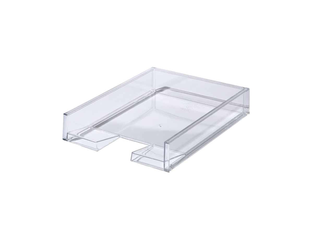 Like-it MX-20 Small Storage Desk Tray, A4, Vertical, Approx. Width 10.2 x Depth 13.3 x Height 2.4 inches (26 x 33.8 x 6.2 cm), Clear, Made in Japan, Tabletop Storage, Standing Storage, Copy Paper,