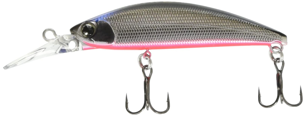 AMS Design (ima) #SU60D-006 236052 Skari Deep Minnow Lure, Silver-Black
