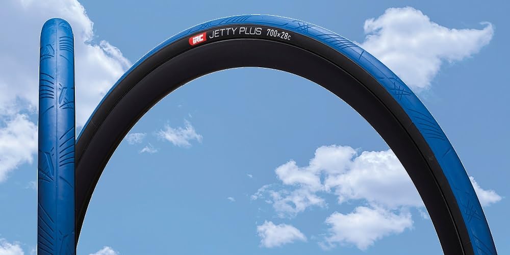 IRC Tire 190211 Bicycle Tire Jetty Plus Jetty Plus 700 x 32C Sky Blue 1 Piece