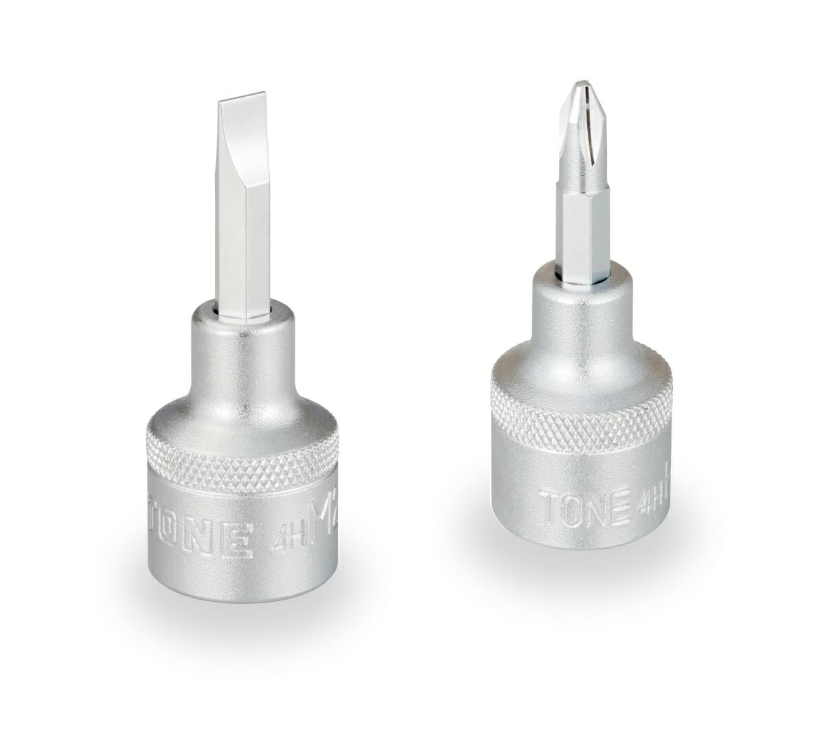 TONE Driver Bit Socket 4H-M2 1/2" Inch Drive (-)0.8x6.0