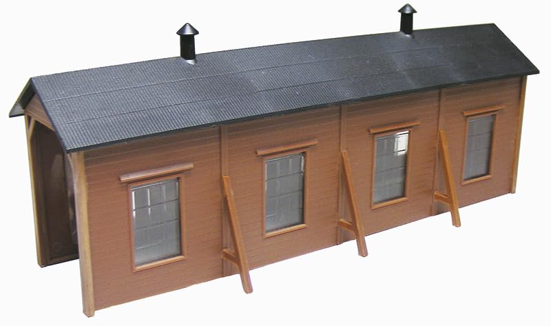 Tsugawayoukou NA-102 N Gauge Single Line Wooden Engine Storage Assembly Kit, Diorama Supplies