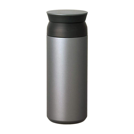 KINTO 20948 Travel Tumbler, 16.9 fl oz (500 ml), Silver, Double Wall Vacuum Construction, Heat and Cold Retention