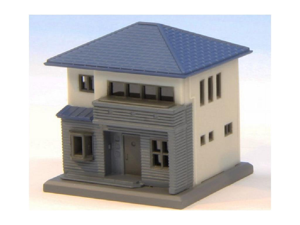 Rokuhan Z-gauge Model Train Miniature White House C White, 1/220 Scale, 2-Story, Unisex, 15+