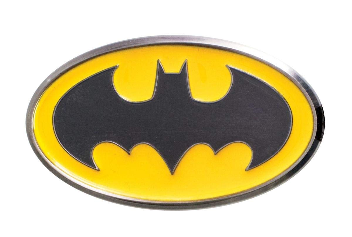 DC Batman Logo Colored Pewter Lapel Pin,Silver,1"