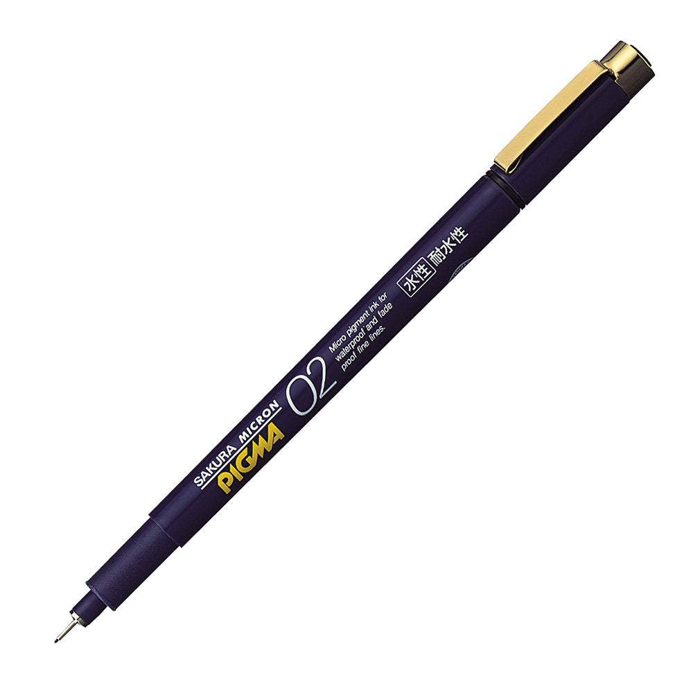Sakura Pigment Ink Pen, Pigma Micron 02, Black (ESDK02#49)