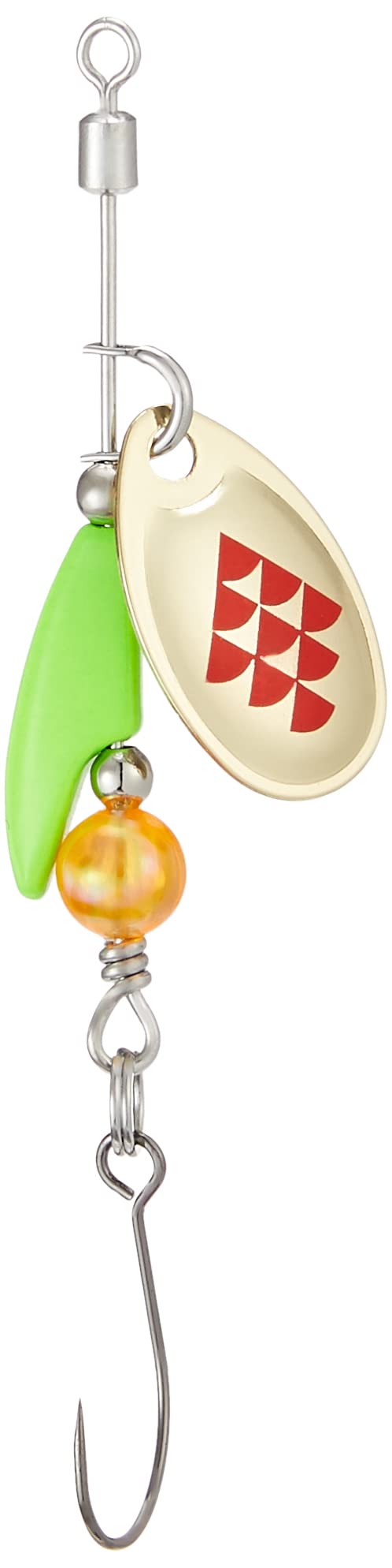 Palms Spinner Spinwalk Clevis 0.1 oz (2.6 g) Gold Yellow Green Lure