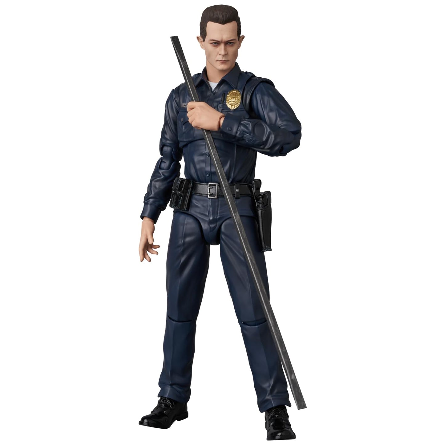 MEDICOM TOY MAFEX No.281 Terminator 2: Judgment Day T-1000, Total Height: Approx. 6.1 inches (155 mm), Non-scale, Painted Action Figure