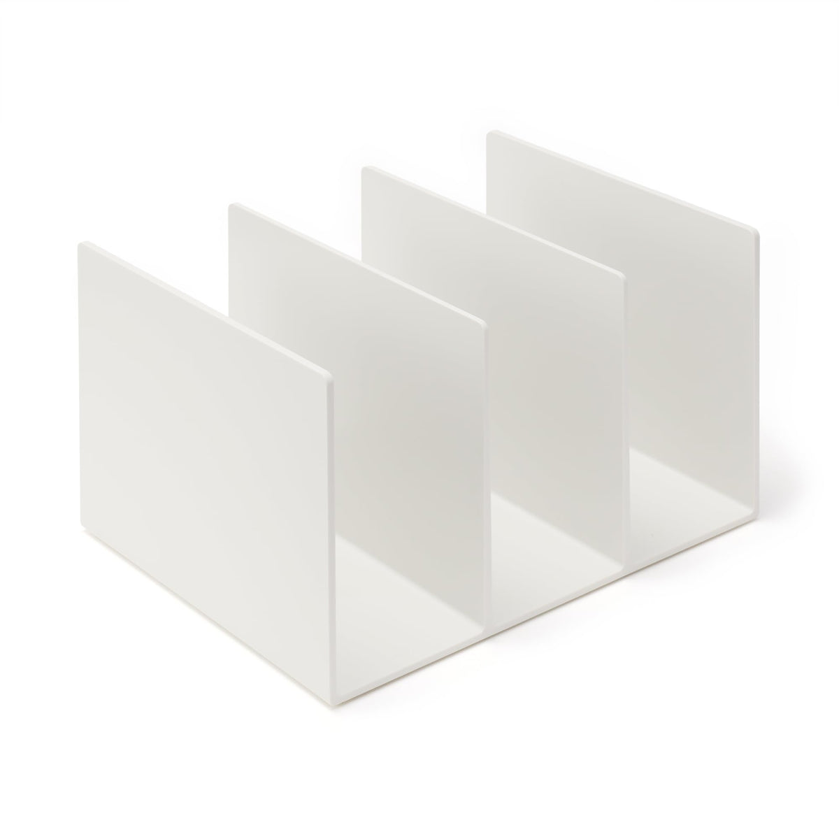 MUJI 02856410 Styrofoam Divider Stand, White Gray, 3 Dividers, Large, Approx. 10.6 x 8.3 x 6.3 inches (270 x 210 x 160 mm)