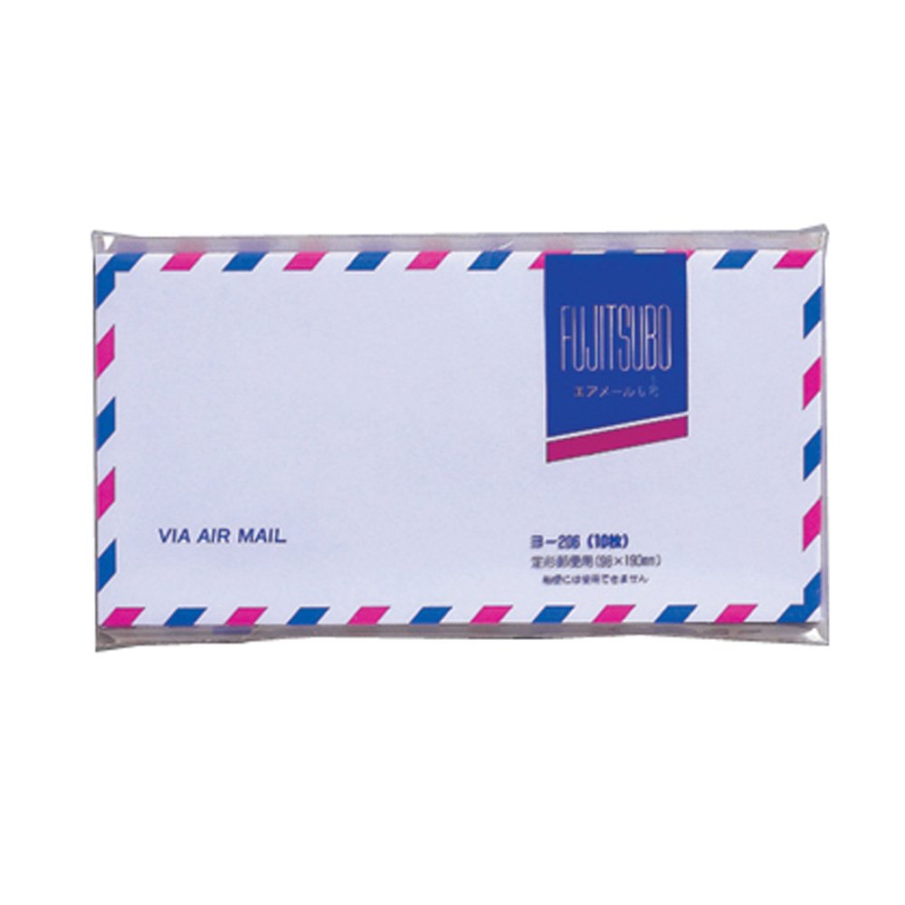 Maruai Yo-206 x 10P Airmail Envelope 6, 10 Sheets x 10 Packs
