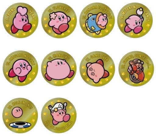 Ensky - Kirby - 30th Anniversary Relief Medal Collection Vol 2 (Box of 10)