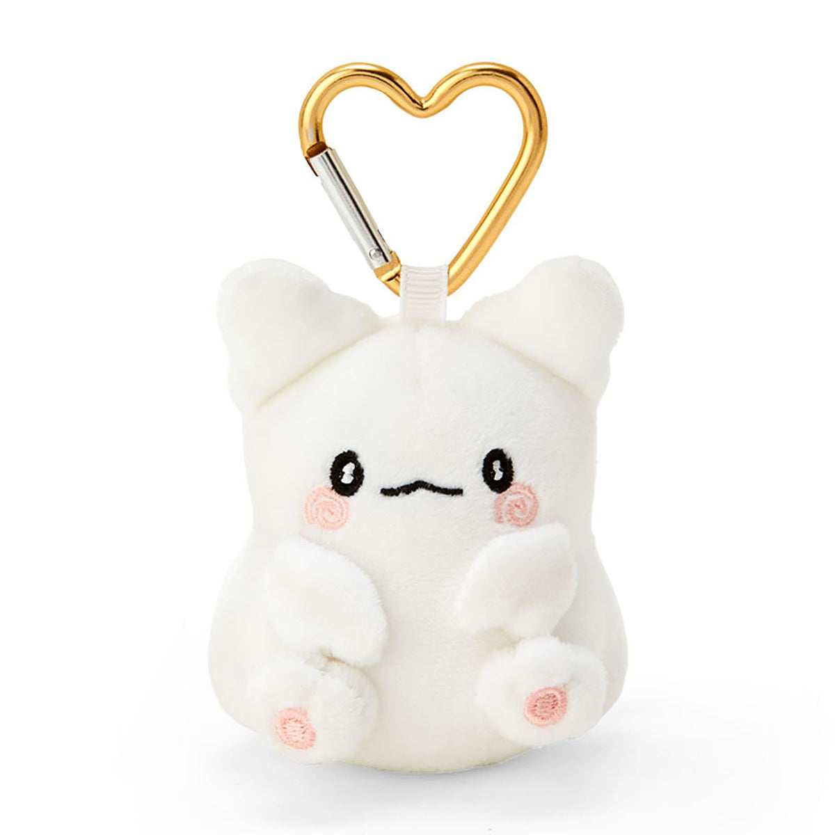 Sanrio 175323 Mini Mascot Holder (3rd Character Award), Hanamaru Ghost, Polyester Steel