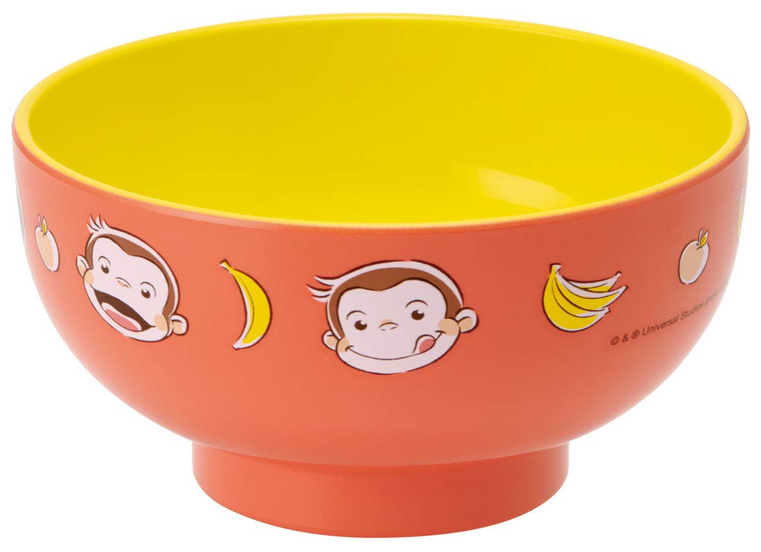 Skater N6 Curious George N6 Painted Soup Bowl