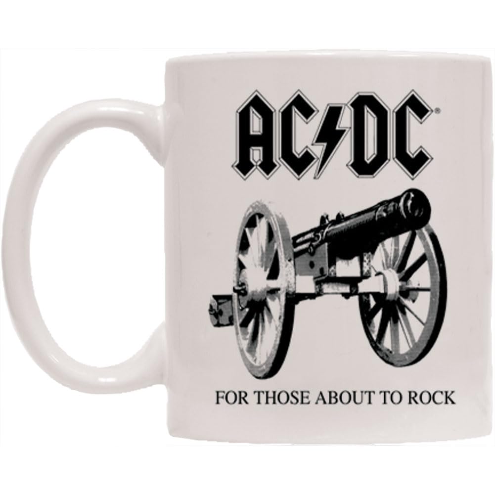 Pyramid America - AC/DC - Those About to Rock 11 oz. Mug - Unique Ceramic Cup for Coffee, Cocoa & Tea Drinkers - Chip Resistant & Printed Both Sides