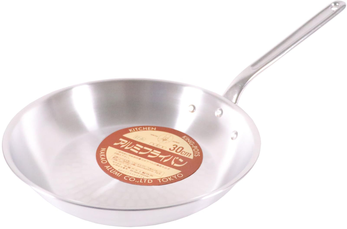 中尾アルミ製作所 Aluminum King Hammered Frying Pan, 11.8 inches (30 cm)