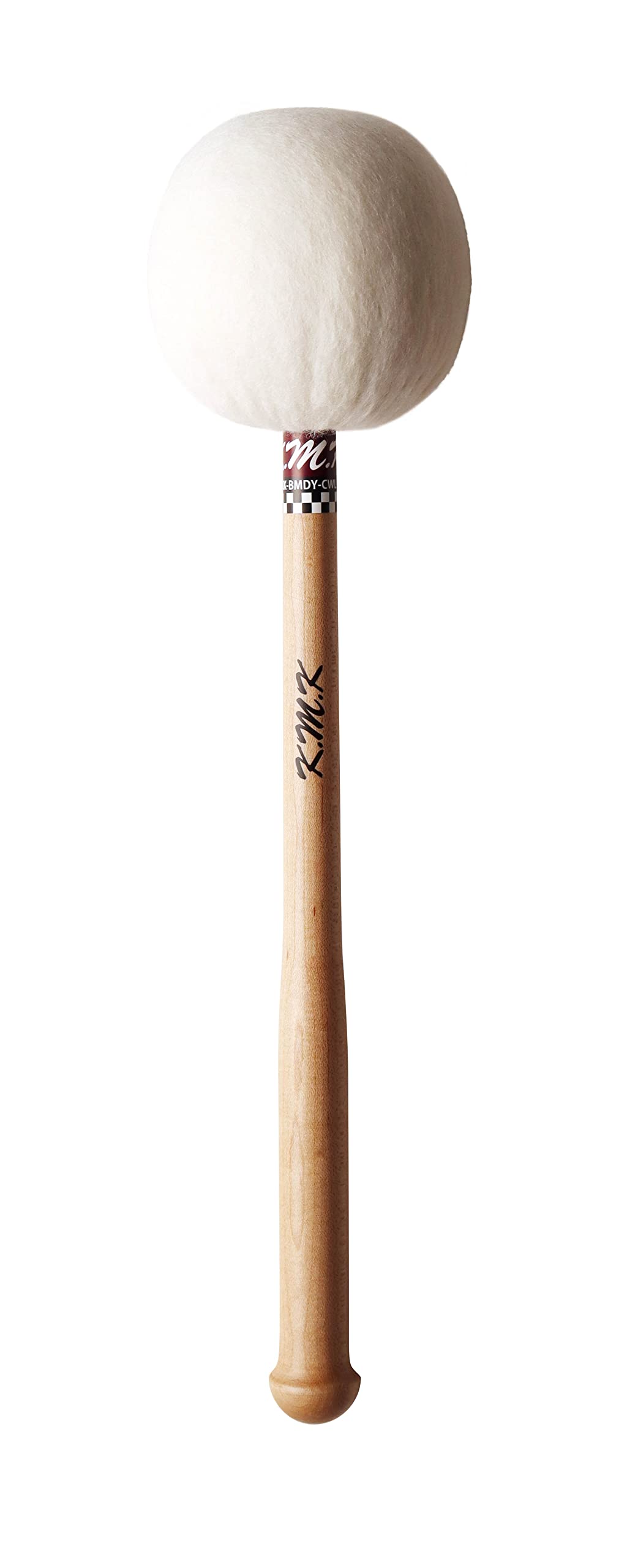 KMK Bass Drum Mallet Wood Cylindrical Core (Large) KK-BMDY-CWL