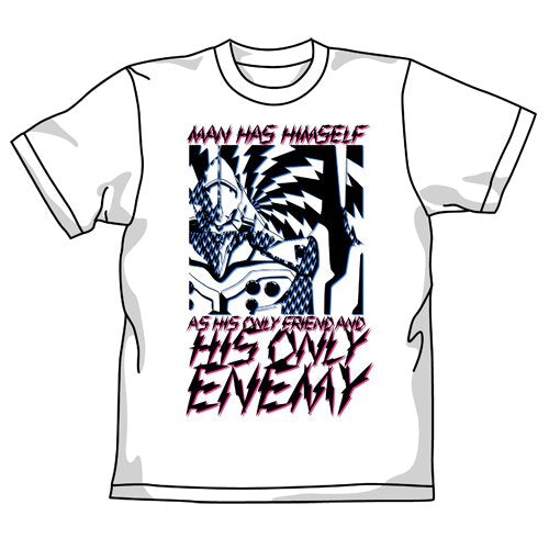 Rebuild of Evangelion Unit 01 Enemy T-shirt White (M)