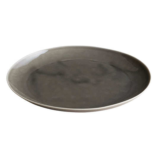 Kinto 34874 ATELIER TETE Plate, 11.0 inches (280 mm), Light Gray