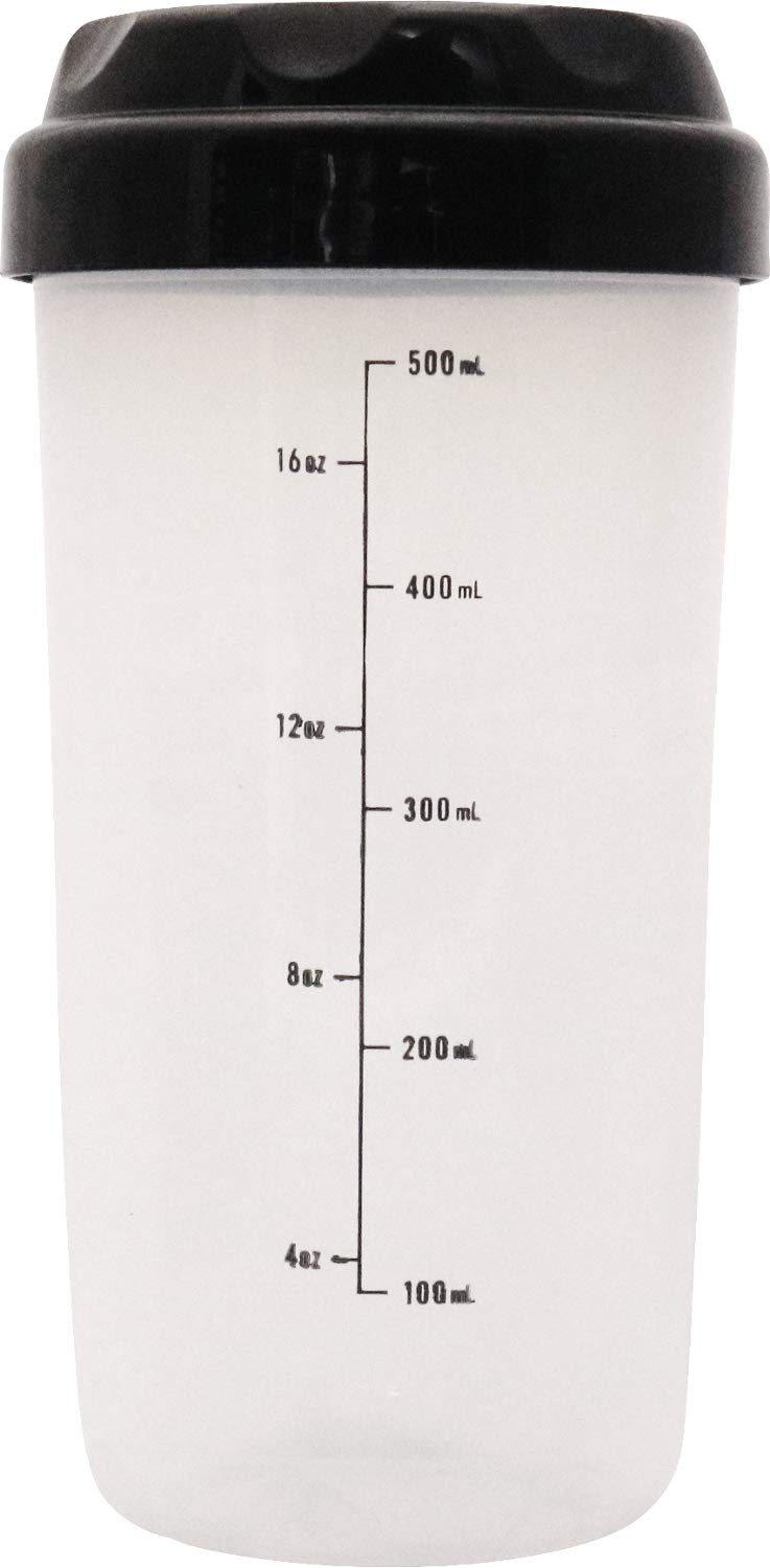 小久保工業所 Kokubo Kogyo KH-074 Protein Shaker, Black, 16.9 fl oz (500 ml)