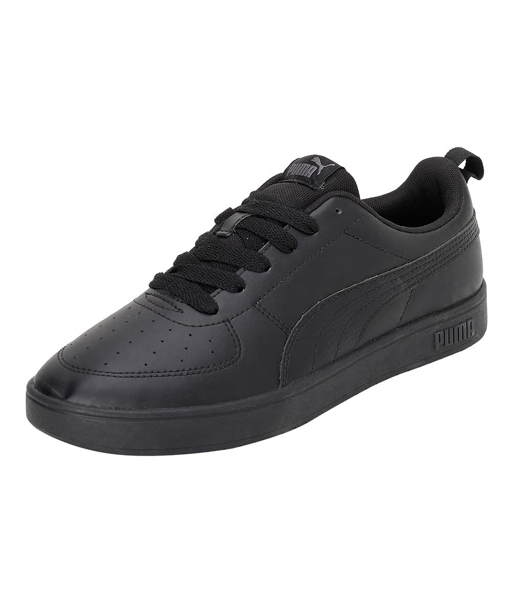 PUMA Rickie, Unisex Sneaker, Puma Black Puma Black, 11 US