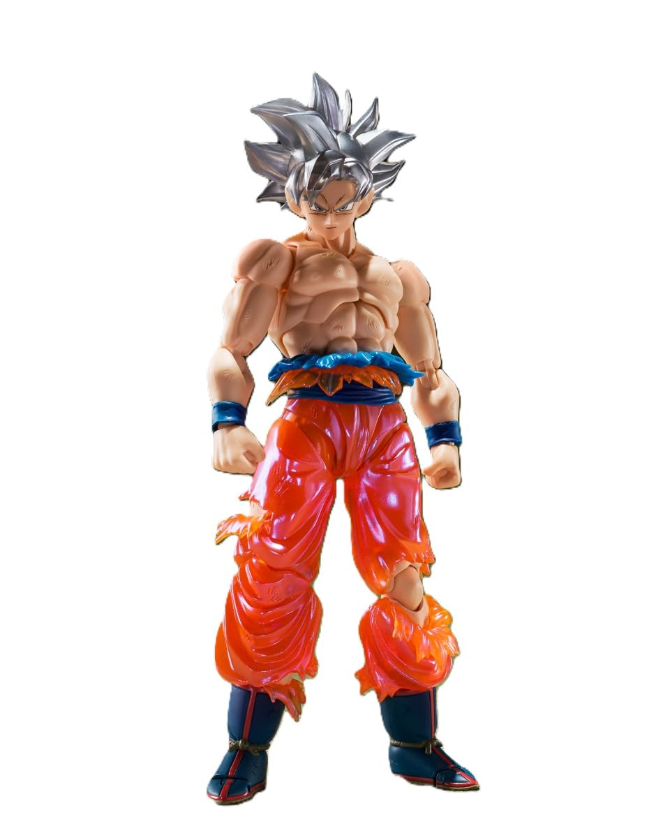 Tamashi Nations S.H. Figuarts Son Goku Ultra Instinct - Breaking the Limits! - Approximately 5.5 inches (140 mm), PVC & ABS Pre-painted Action Figure