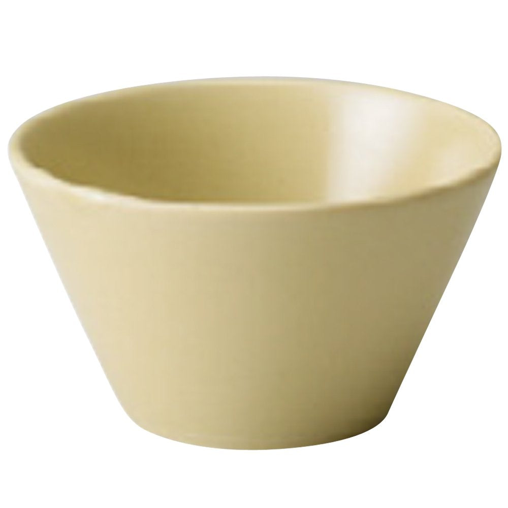 Yamasita Craft 11702130 Re50 Recycled Porcelain Cereal Ball S, Olive, 3.9 x 3.9 x 2.3 inches (9.8 x 9.8 x 5.8 cm), 7.8 fl oz (200 cc)