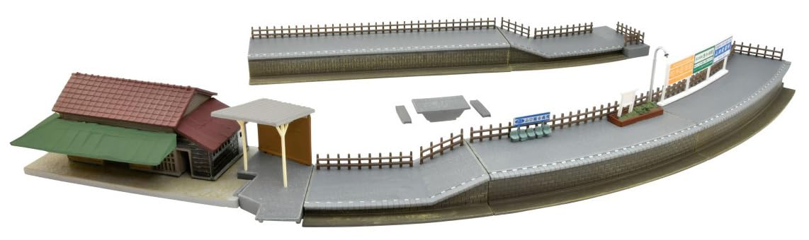 Tomytec 335221 Building Collection 060-2 Station E2 Curved Home Interior / C280 Compatible Diorama Supplies