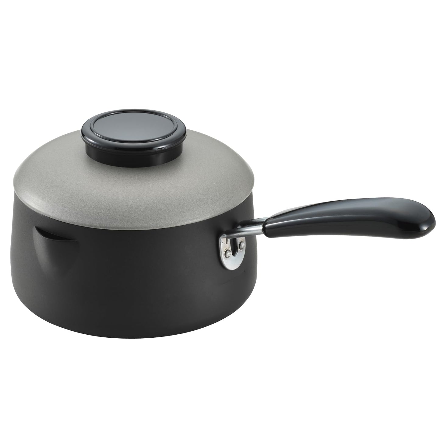 Yoshikawa SH5394 Deep Fry Pot, Tempura Pot, One-Handled Pot, 6.3 inches (16 cm), Gas Fire, Induction Compatible, Iron, With Lid, Dankan Gourmet, Made in Japan