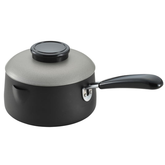 Yoshikawa SH5394 Deep Fry Pot, Tempura Pot, One-Handled Pot, 6.3 inches (16 cm), Gas Fire, Induction Compatible, Iron, With Lid, Dankan Gourmet, Made in Japan