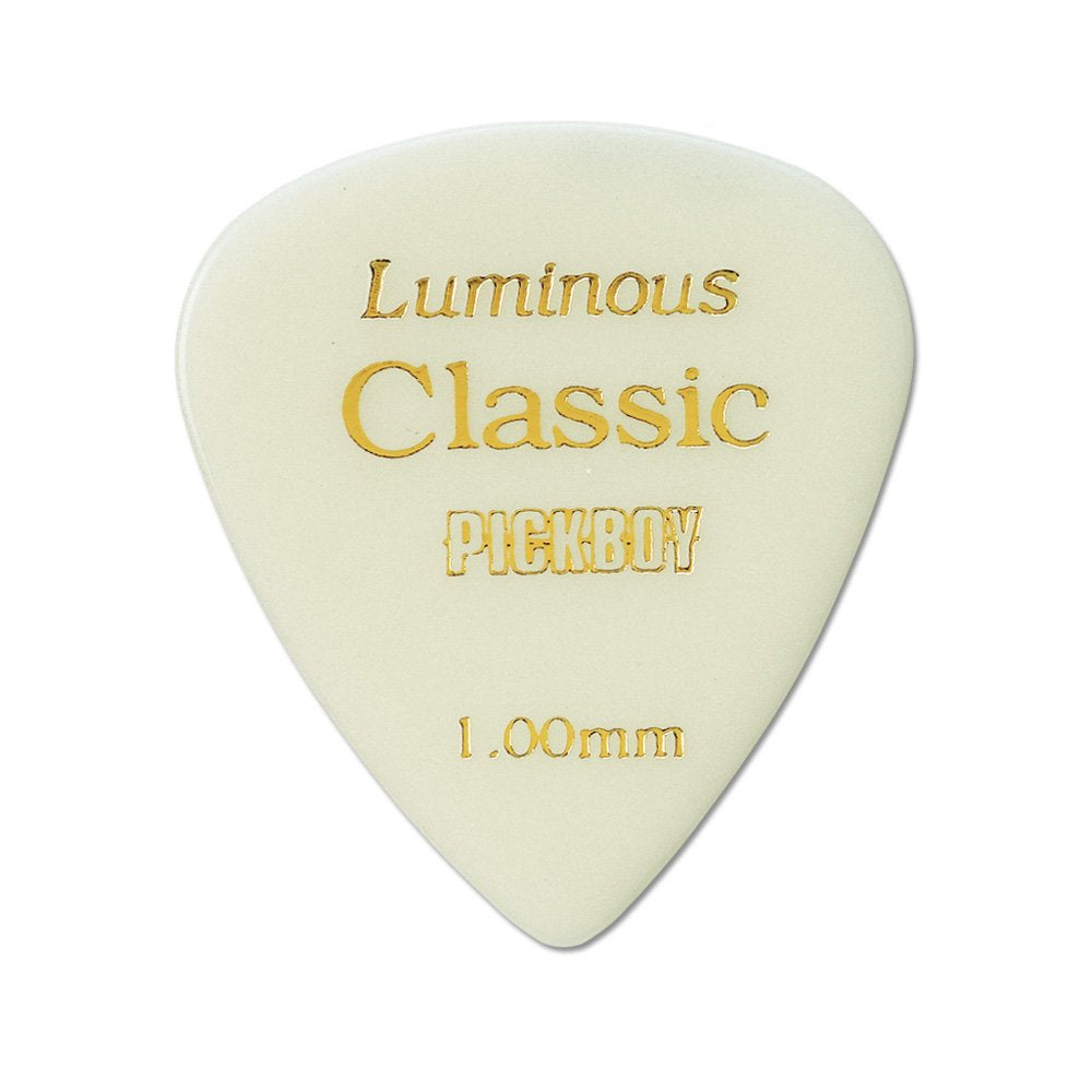 Pickboy Vintage Pick, Luminous, Cellulose, 1.00mm, 10 picks