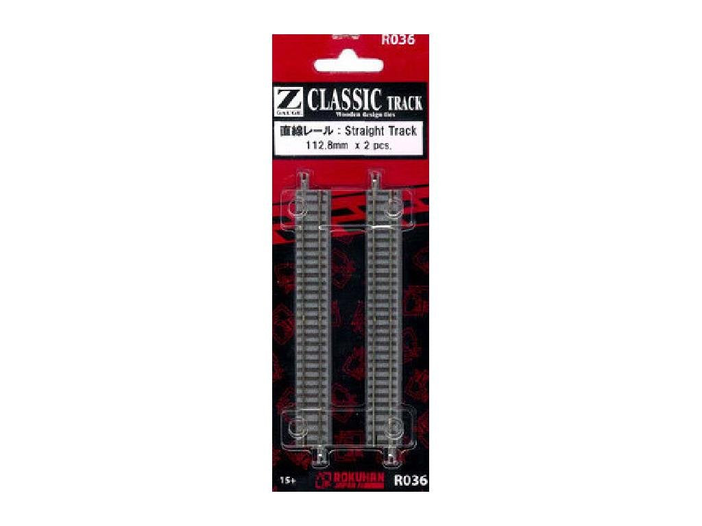 Z gauge rail line R036 112.8mm (2 bottles) by Rokuhan