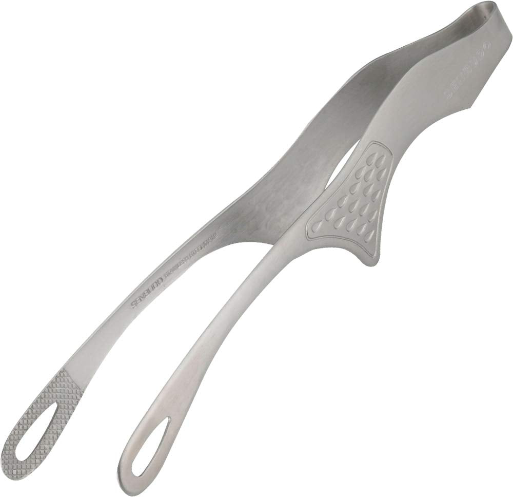 Shimomura 42498 Smart Kitchen Tongs, Floating Tip, No Dirt, Medium, Made in Japan, Easy to Grab Fine Foods, Outdoor, Dishwasher Safe, Yakiniku, Fried Food, Total Length 7.9 inches (20 cm), Vegetable