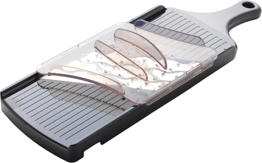 Ernest A-77295 Slicer (Juliennes), 3x Speed (Triple Wave), Made in Japan, Limited Color, Black (Amazon.co.jp Exclusive)