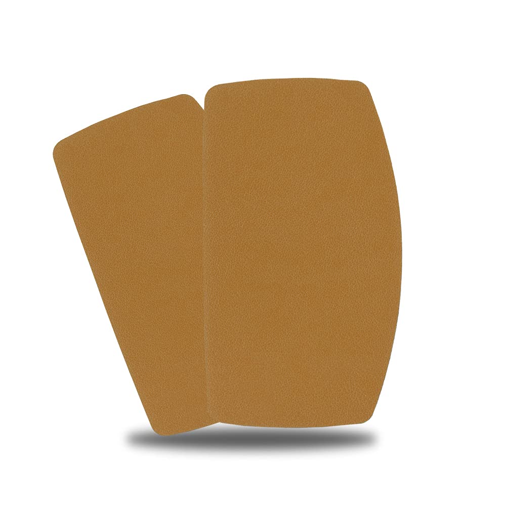 ACTIKA(アクティカ) Unisex Adult Scratching Repair Just Stick it on, You can fix The heelspeed of The Heel, and The Defense Force, Variations, 19 Patterns Available, Synthetic Leather Camel, One Size
