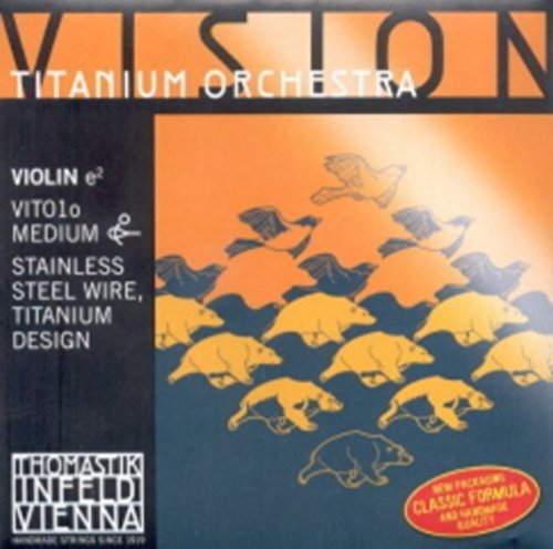 CUERDA VIOLIN - Thomastik (Vision Titanium Orchestra/Vit01o) (Acero Titanium) 1ª Medium Violin 4/4