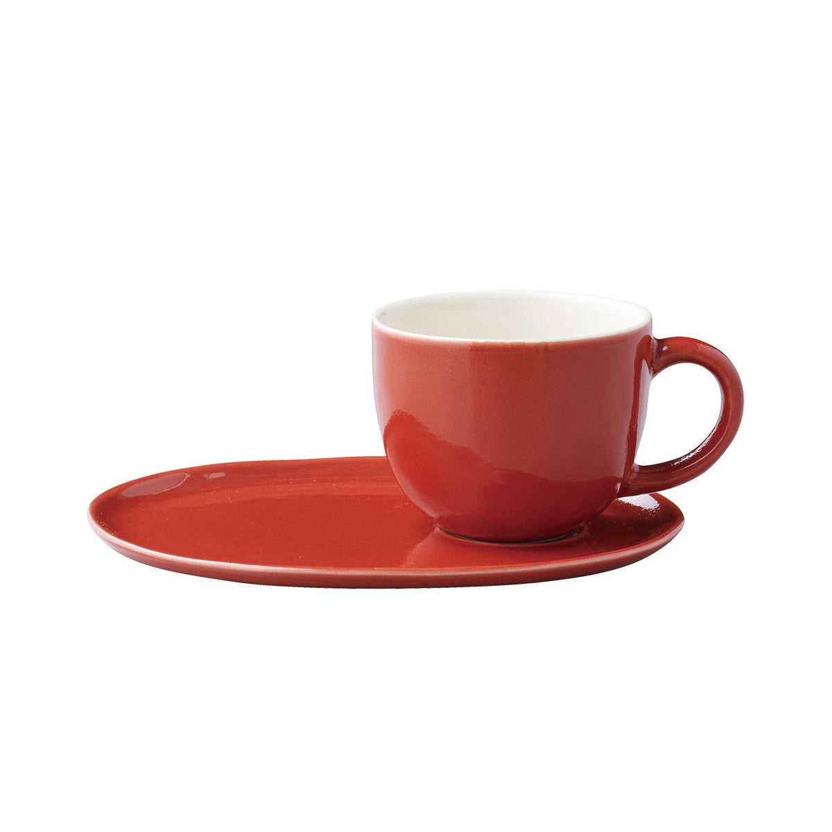 KINTO 23625 Cup & Saucer, Warm Cafe Sweets, Red