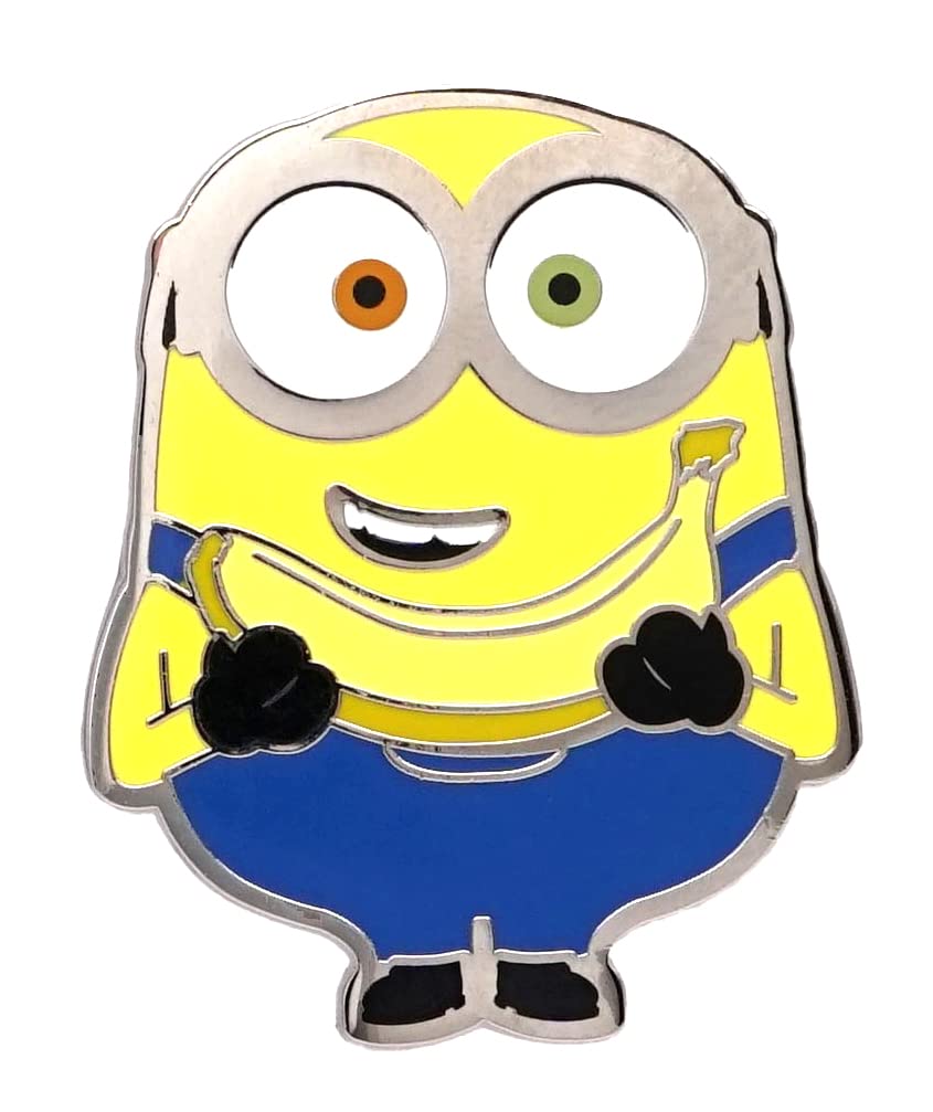 Minions - Bob Holding Banana Enamel Pin | Official Licensed Merchandise