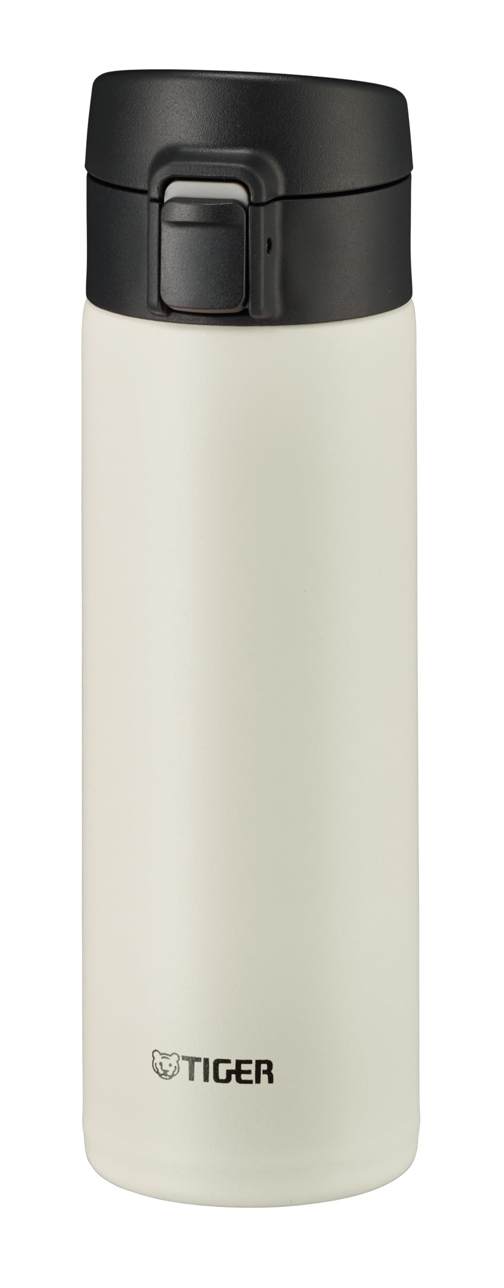 TIGER MKA-K048WK 16.9 oz (480 ml) One-Touch Mug Bottle, Stainless Steel, Vacuum Insulated, Hot or Cold, White