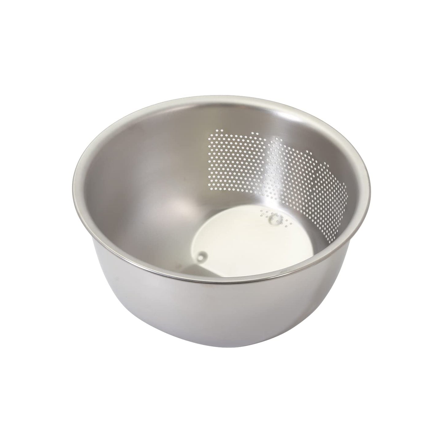 Pearl Metal HB-6765 Rice Sharpener Bowl, Colander, Drainer, 3-Way, Dishwasher Safe, 18-8 Stainless Steel, Made in Japan, Made in Tsubame Niigata Prefecture