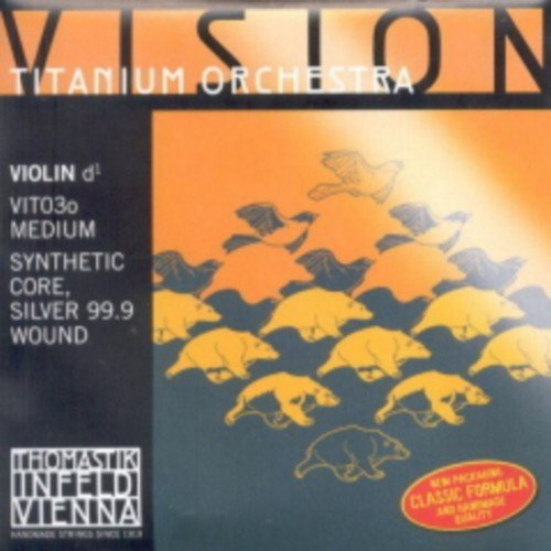 CUERDA VIOLIN - Thomastik (Vision Titanium Orchestra/Vit03o) (Alma Sintetica/Entorchado Plata)3ª M4/4