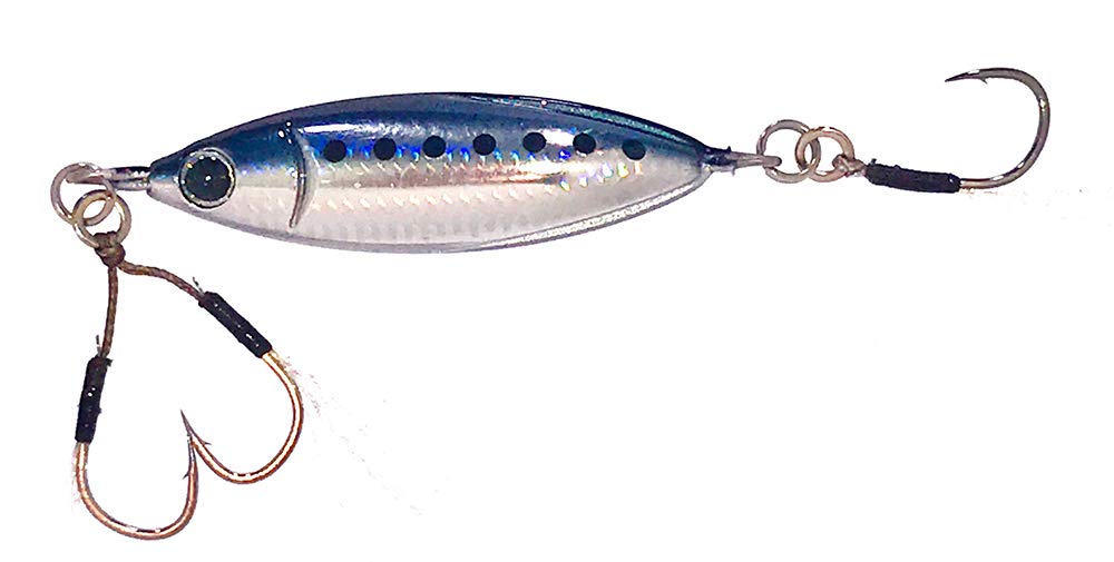 ZEAKE Metal Jig SB002, S Bit, 2.1 oz (60 g), Sardine