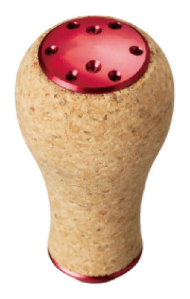 Daiwa SLP Works 043311 Steering Wheel Knob SLPW Power Light Cork S Spinning/Bait/Dual Axles (Red)