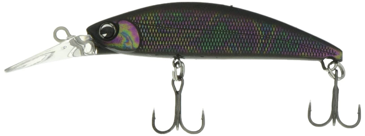 AMS Design (ima) #SU60D-012 236113 Minnow Skari Deep 2.4 inches (60 mm), 0.3 oz (8 g), Titanium Black Lure