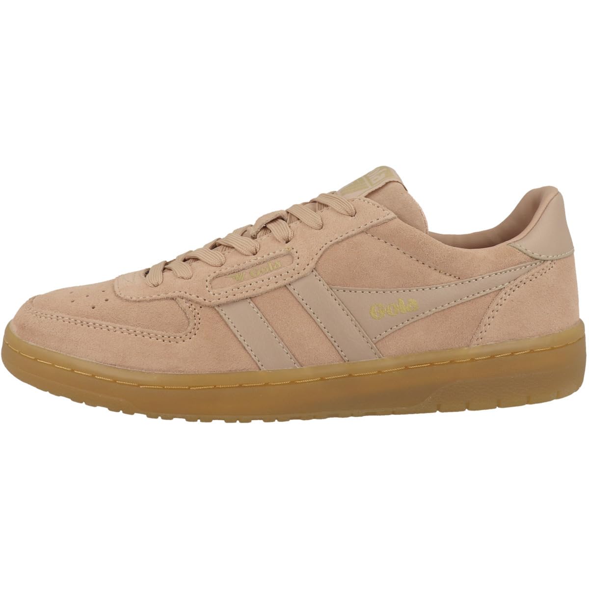 Gola, Women's, Hawk Suede 86, Cameo/Gum, 8.5, Medium