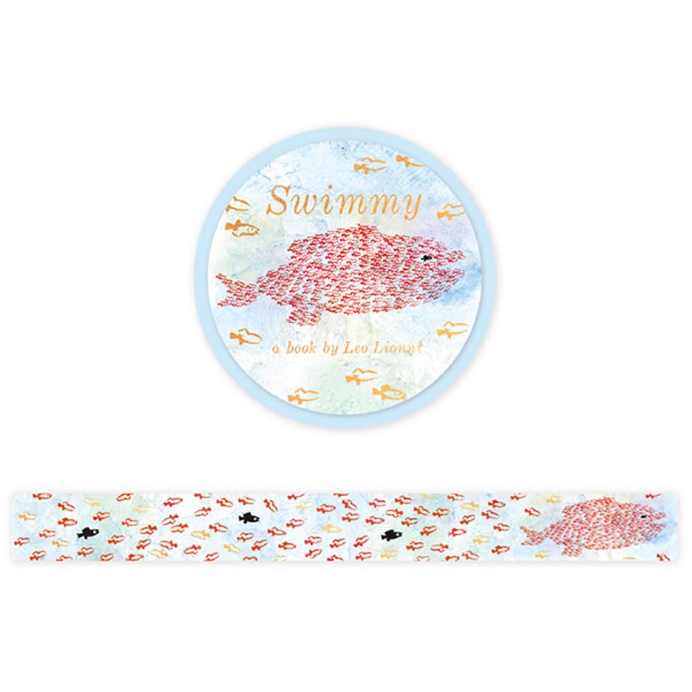 表現社 Expressionsha Masking Tape Foil Stamping Masking Tape Leo Leoni Swimmy 22-963