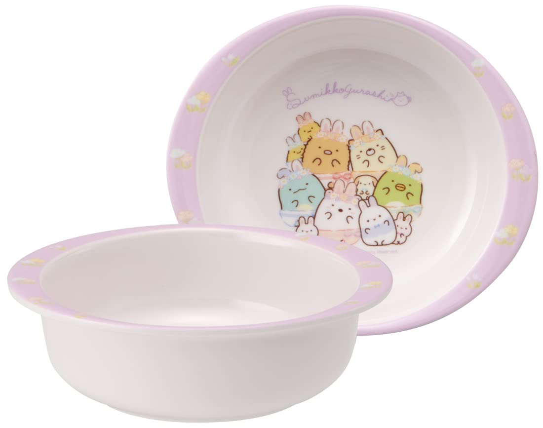 Skater M340-A Melamine Bowl, Sumikko Gurashi Rabbit Rice Bowl, 9.2 fl oz (260 ml)