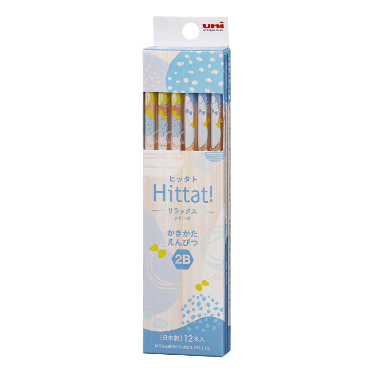 Mitsubishi Pencil, K56492B, 1 Dozen, Relax Blue, Hittat!