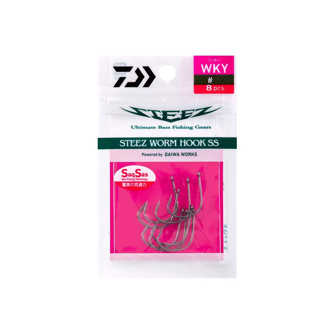 DAIWA Steese Worm Hook SS Wacky #1